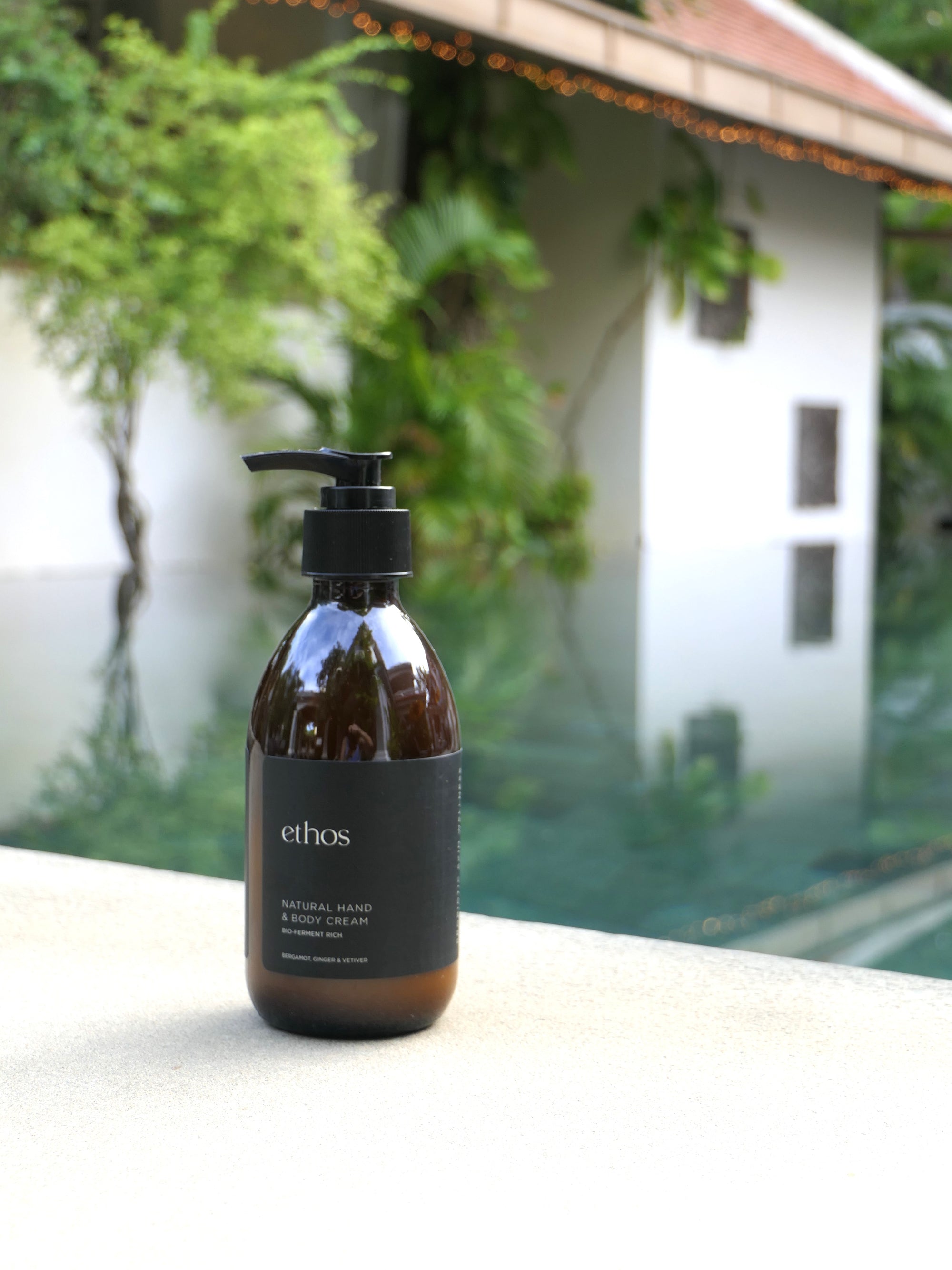 NATURAL HAND & BODY CREAM - Bergamot, Ginger & Vetiver - 250ml